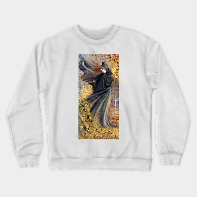 The West Wind - Walter Crane 1897 Crewneck Sweatshirt by forgottenbeauty